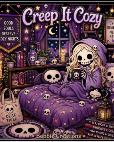 Creep It Cozy: A Cute & Creepy Coloring Book