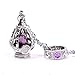New Puella Magi Madoka Magica Soul Gem Necklace + Ring Cosplay Set Purple