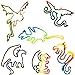 Buddy Bands - Dragons - 12 Pack 2X Double Wrap Bands, Tie Dye Colors (Compare to Silly Bandz, Zany Bands, Goofy Bands, Disney Bands, and Stretchy Shapes) Check Out All the Buddy Band Shapes and Styles!