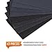 Sandpaper and sanding block kit ,42 Piece 120 to 3000 Grit sandpaper assorted, Wet and dry sandpaper sheets 9 X 3.6 inch,Abrasive paper WITH A Heavy Duty Rubber Sandpaper Block