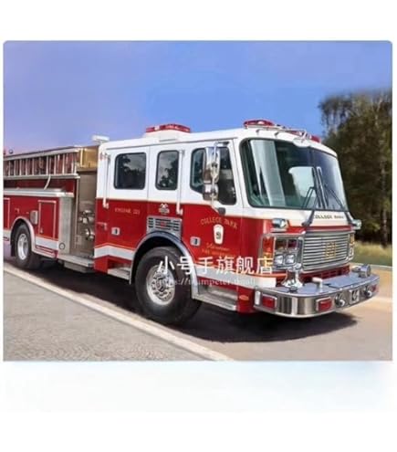 1/25 American LAFRANCE Eagle Fire Pumper # Trumpeter 02506 - Modelbouw Krikke