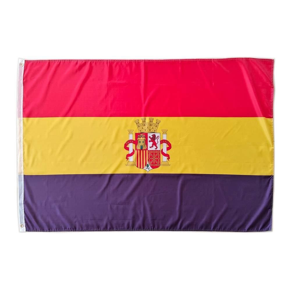 Flag of Spain 2 Republic, flag colours Spain 2 Republic, flag 150 cm x 90 cm, flag of Spain 2 Republic