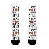 LookHUMAN Yass Pumpkin Spice US Size 7-13 Socks