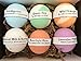 Valentine's day Spa Bath Bombs Gift Set by Sky Organics unisex, 6x5oz Lush Huge Bath Bombs Kit, Aromatherapy, Relaxation, Moisturizing with Organic Essential Oils -Handmade in USA Spa Fizzies