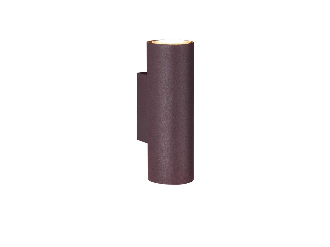 Trio Leuchten Marley 212400224 Wall Light Rust-Coloured Metal Wall Light 2-Bulb Excl. 1 x GU10