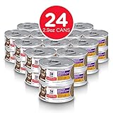 Hill's Science Diet Wet Cat Food, Sensitive Stomach & Skin, Chicken & Vegetable Recipe, 2.9 oz Cans, 24-pack
