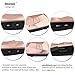Wireless Headphones, Bluenin Bluetooth Earbuds Sports Neckband Freedom Headsets Sweatproof Noise Cancel Earphones with Mic for apple iphone 7 6s Samsung and Android (12 Hours Play Time, 970 Rose Gold)