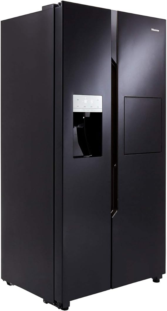 Hisense RS694N4BB1 American Fridge Freezer Black A+ Rated Amazon