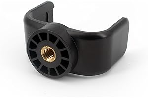 FineUsea Fastener Clip Holder for Logitech StreamCam Streaming Webcam (Black Clip)