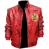 A-star plus Johnny Lawrence karate kid Jacket Red Faux Leather For Mens