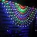 Fuloon 8 Modes 3 Meter x 0.8 Meter 504 LED Colorful Indoor/Outdoor Net Peacock Web Light