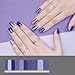Color Lab EXTRE ADHESION 22PCS Nail Art Transfer Decals Sticker DIY Nail Polish Strips,Nail Wraps, Nail Patch, 100% Real Nail polish applique for Manicure, Wedding, Party, Dance Flow