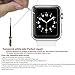 For Apple Watch Screen Protector 38mm, (3Plack) Anti-Scratch Scratch Resistant Scratch-proof Screen Film for Apple iWatch 38mm (Series 3/2/1 Compatible)