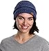 Tough Headwear Womens Winter Hat - Warm Chunky Cable Knit Beanies - Winter Beanie Hats for Women Cold Weather - Beanies Women Blue Melange