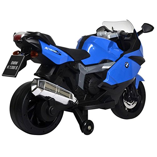 Licensed BMW Motorcycle 12V Kids Battery Powered Ride On Car Toy Blue