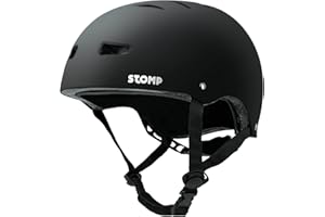 STOMP Skateboard Helmet - Removable Liners Ventilation Multi-Sport Scooter Inline Skating for Youth & Adults