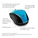 HP X3000 Wireless Mouse, Blue (K5D27AA#ABL)
