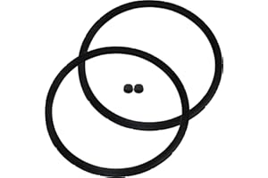 AOMITOP 09936 09904 Pressure Canner Sealing Ring and Overpressure Plug - Replacement for Presto pressure cooker models 0126002, 0135001-0135004,0136102, 0136001,0136403, 01/PS6 (2PCS)