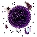 Furuix Mermaid Baby Shower Decorations/Mermaid Party Decor/Purple Teal Pink Party Decorations Purple Teal Paper Pom Pom Paper Lanterns Little Mermaid Party Decorations/Mermaid Bridal Shower Decor