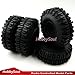 hobbysoul 4pcs RC 1/10 120mm Crawler Super Tires Tyre W/ Foam for 1.9