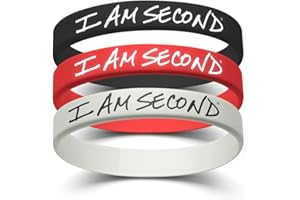 I Am Second 3-Pack Small/Youth Multi-Color Silicone Wristband Bundle