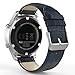 Gear S3 Watch Band, MoKo Premium Soft Genuine Leather Crocodile Pattern Replacement Strap for Samsung Gear S3 Frontier / S3 Classic / Moto 360 2nd Gen 46mm Smart Watch, Dark BLUE (NOT FIT S2 & Fit2)