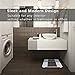 FRK Digital Body Weight Bathroom Scale, High Accuracy with Tempered Glass Platform, Smart Step-on Technology, Batteries Included