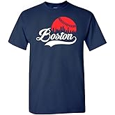 Xtreme Apparrel Cityscape Skyline Men's T-Shirt for Baseball Fans