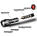 KMASHI Handheld Flashlight CREE T6 Super Bright Waterproof Torch LED Tactical Flashlight with 5 Light Modes and Adjustable Focus Zoom