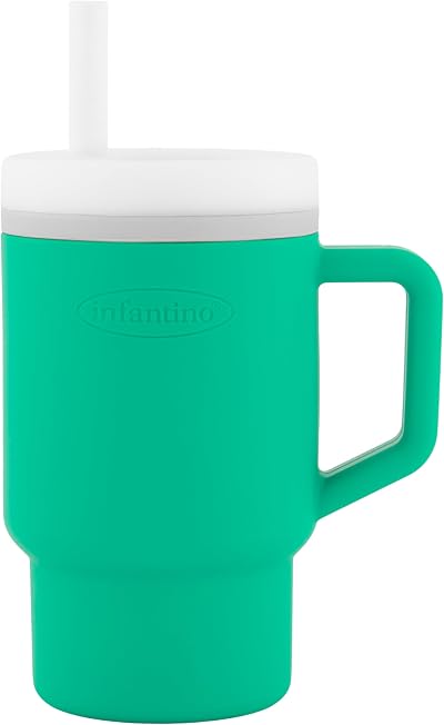Infantino My 1st Tumbler 9 oz with Leak-Resistant Straw Alpine