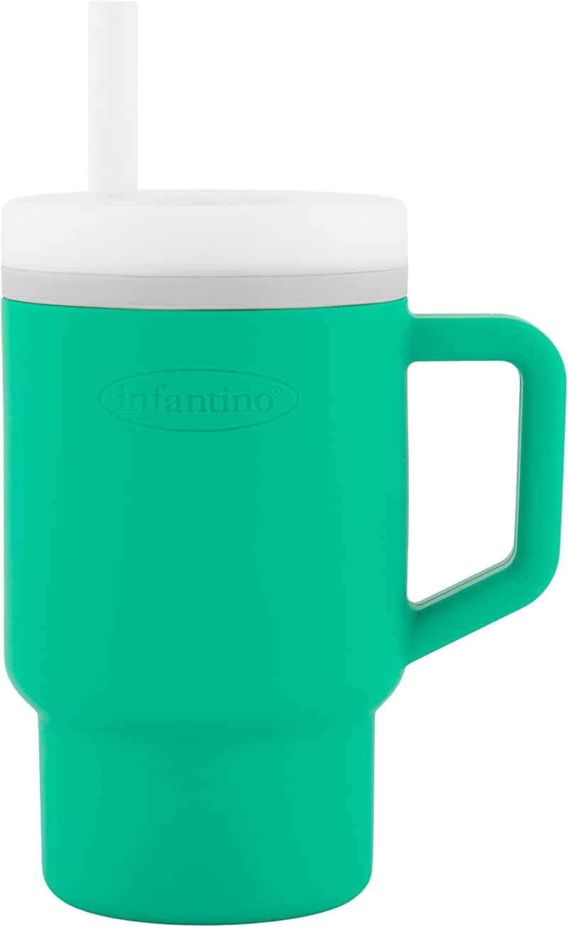 Infantino My 1st Tumbler 9 oz with Leak-Resistant Straw Alpine