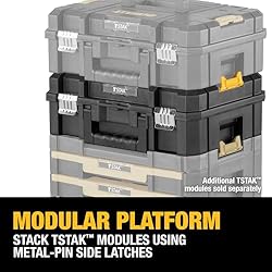DEWALT TSTAK II Tool Box, Flat Top Tool Storage