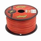 50 Foot Section of Stinger 16 Gauge Red Primary Remote Wire