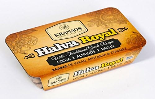 Greek Halva with Cocoa, Almonds and Raisin - 75g