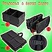 Zento Deals Black Multipurpose Foldable Vehicle Organizer