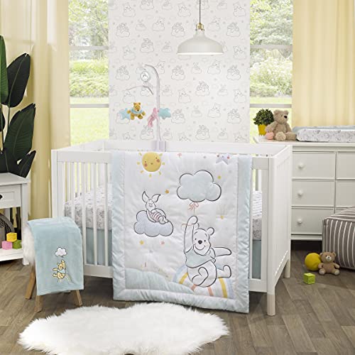 Disney Winnie The Pooh Hello Sunshine Grey & White Super Soft Contoured