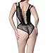 SAN.COMO Women's Seamless Mesh Chemise Lingerie Baby Doll Minidress One Size