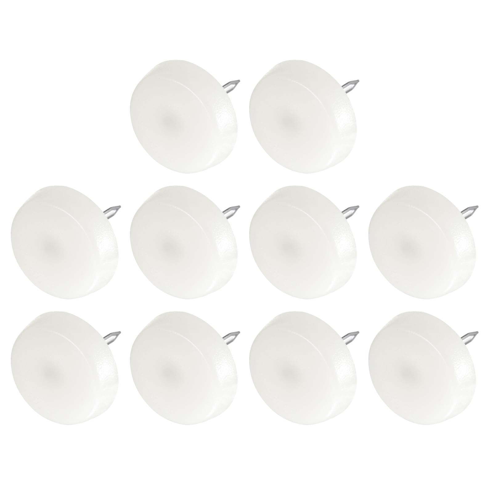 METALLIXITY Furniture Feet Nail (20mm/0.79in) 70Pcs, Plastic Round Chair Glides Sliders - for Chairs Sofa Furniture Sliders Protector Pad, White