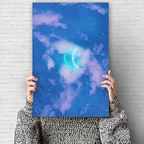Canvas Wall Art Earth Painting Artwork for Home Prints Framed - 12x18 inches