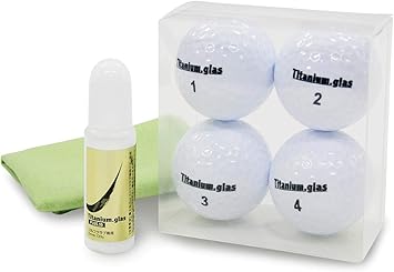 Amazon ホームクオリティ ゴルフボール サムライドライブ 飛距離向上 アップ コーティング剤 高初速ボール4個セット 日本製 Tgc 580 ホワイト ホームクオリティ ゴルフボール