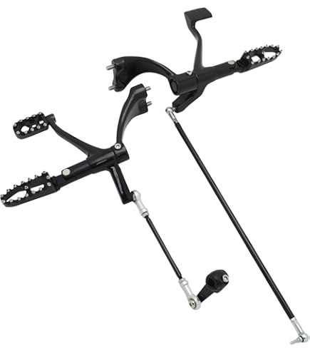 Forward Control Kit For Harley Sportster XL883/XL1200 (2004-2013) - Includes Pegs, Levers, Linkage - Black