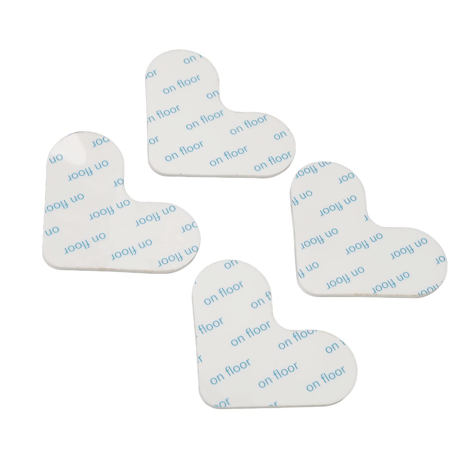 Tissting 4 Pack Rug Gripper Double Sided Non-Slip Rug Pads Tape Reusable Washable Carpet Corner Tape Area Rugs Tape Stickers for Hardwood Floors Tile Wall