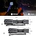 BESTSUN Ultra Bright Tactical Flashlight, High Lumens S3000 T6 LED Handheld Flashlight with 5 Light Modes, Zoomable, Water-Resistant, for Indoor and Outdoor Use, 2 Pack