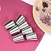 Russian Icing Piping Nozzle Set Cake Decorating Tool Extra Large Buttercream Flower Leaves Complete Bakeware Moods Cupcake Decoration Stainless Steel Tool (7PCS)