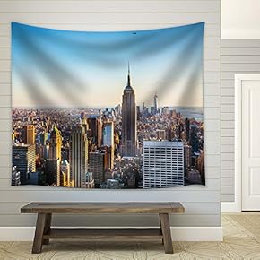 New York City - Fabric Tapestry, Home Decor - 51x60 inches
