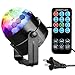 Party Lights Disco Ball Tabiger Disco Lights DJ Light Sound Activated Strobe Light 3W 7 Colors Stage Lights Xmas Karaoke Disco Ball Light for Kids Birthday Home Party Club Pub Wedding with Remote