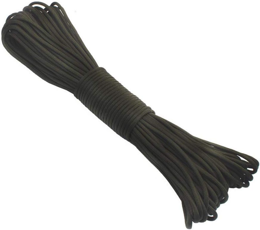 25/50/100FT 550 LB Tent Buckle Clothesline Camping Outdoor Tools Hiking Paracord Lanyard 7 Strand Cord Parachute Rope