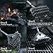 Renook Safe Grill Brush Bristle-Free Stainless- Steel Handle with Effective Scraper. Stainless -Steel Grill Cleaner for Weber Gas/Charcoal Porcelain/Ceramic/Steel etc-18 Inches.