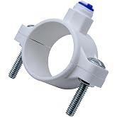 SYCZIOHU 1 Pack Drain Saddle Valve 1/4" Quick Connect Adapter for Reverse Osmosis System [White]