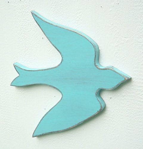 wood flying bird wall art